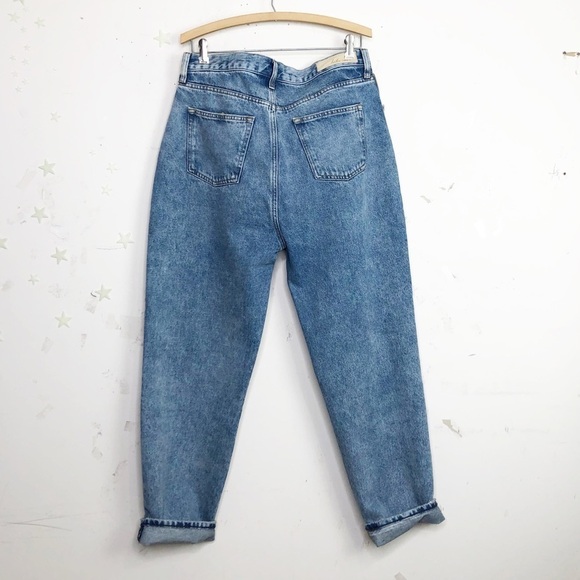 BETRO butterfly high-rise distressed tapered leg jeans - Picture 10 of 14